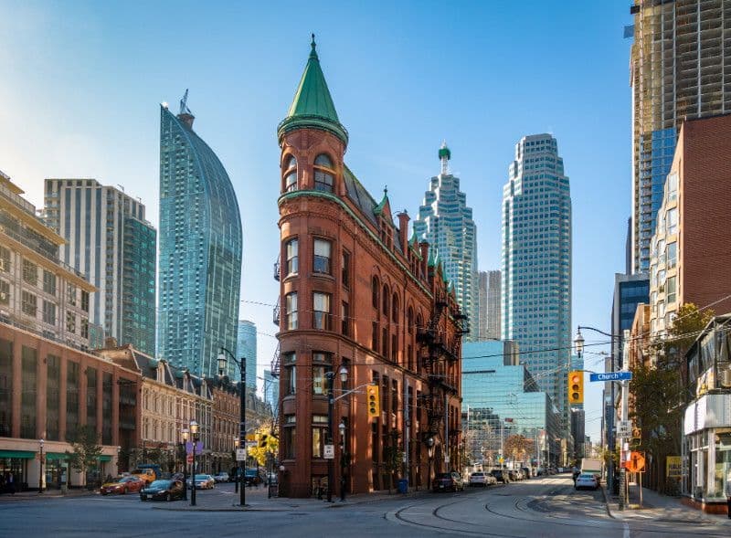 Architecture in downtown Toronto.