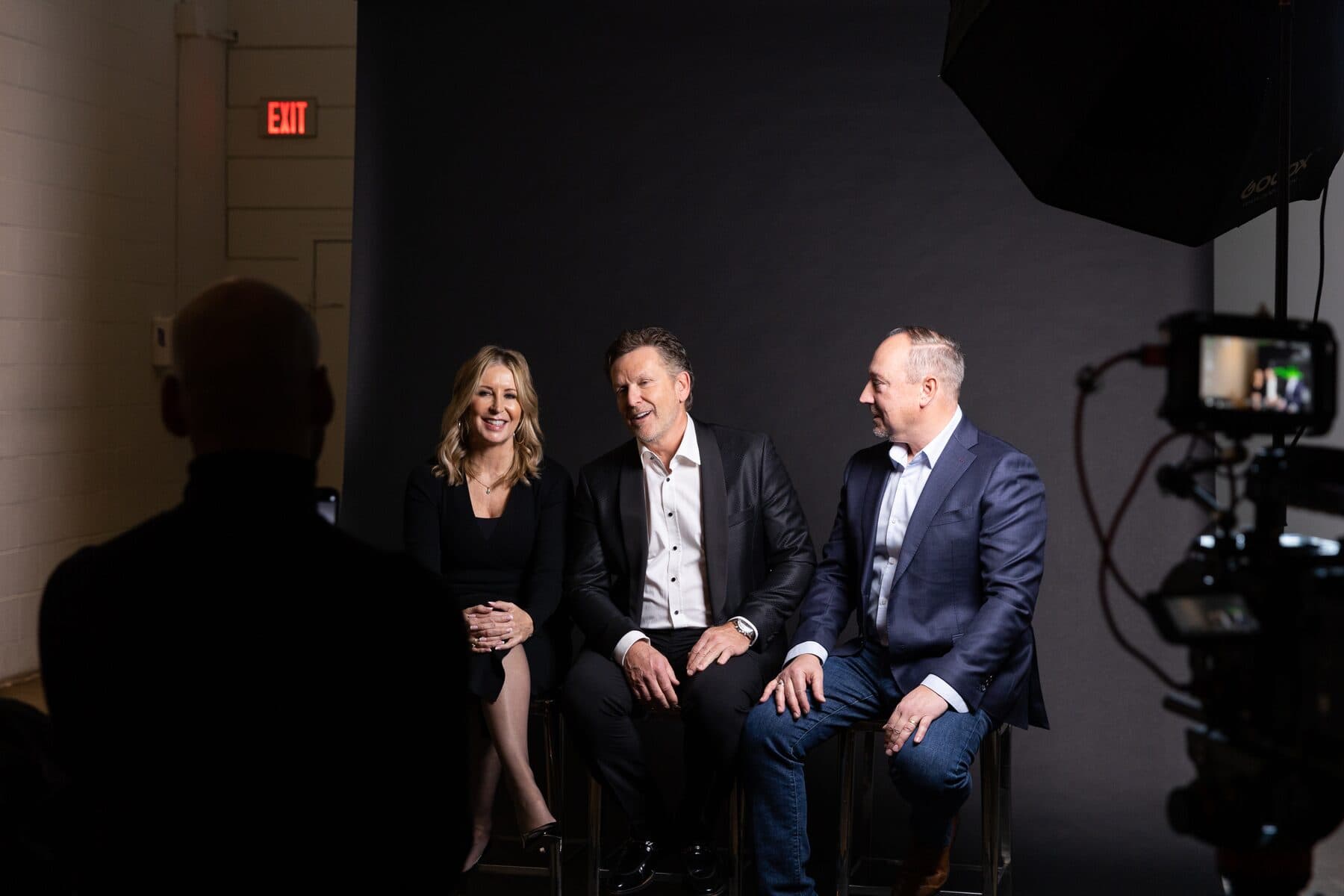 Behind the scenes at the Dan Cooper Group photo shoot