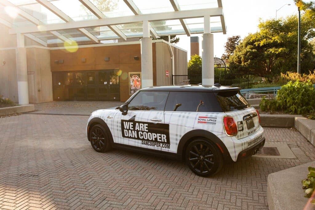 A Dan Cooper Group branded Mini Cooper
