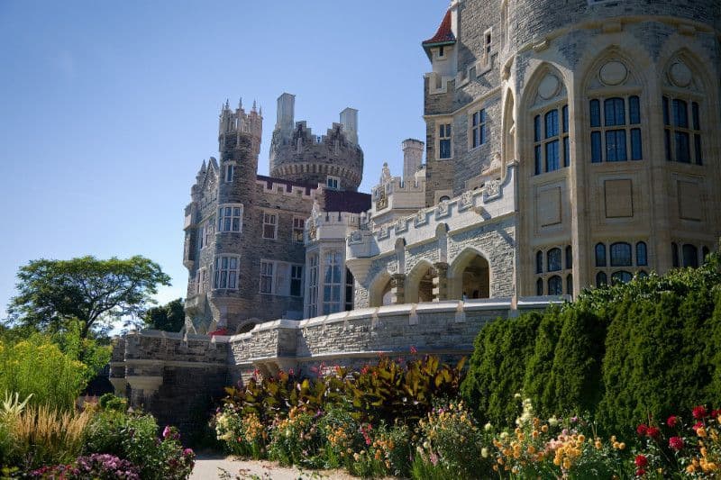 A castle-style landmark near Toronto's Forest Hill.