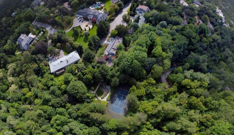 An aerial view of the Lisgar neighbourhood in Mississauga.
